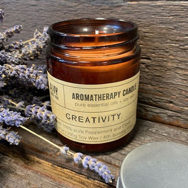 Aromaterapeutyczna Świeca Sojowa | Kreatywność