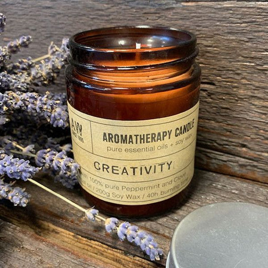 Aromaterapeutyczna Świeca Sojowa | Kreatywność