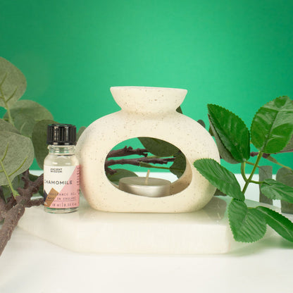 Kominek Ceramiczny Do Aromaterapii | Zen | Owalny1