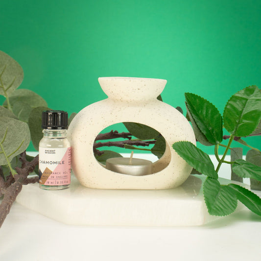 Kominek Ceramiczny Do Aromaterapii | Zen | Owalny1