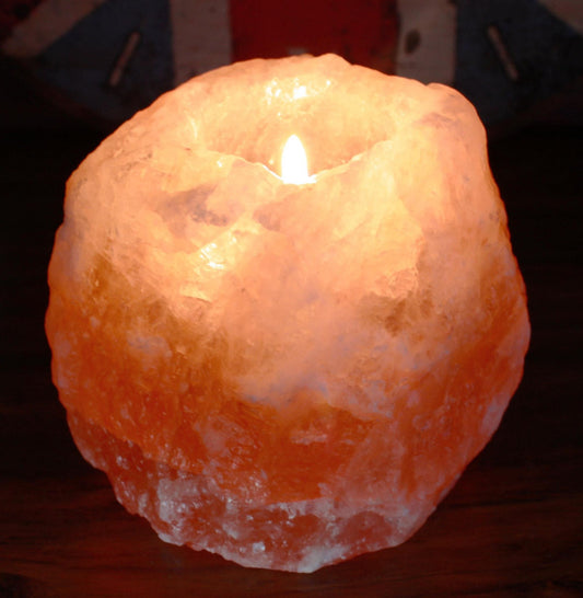 Świecznik z soli himalajskiej (1kg)2